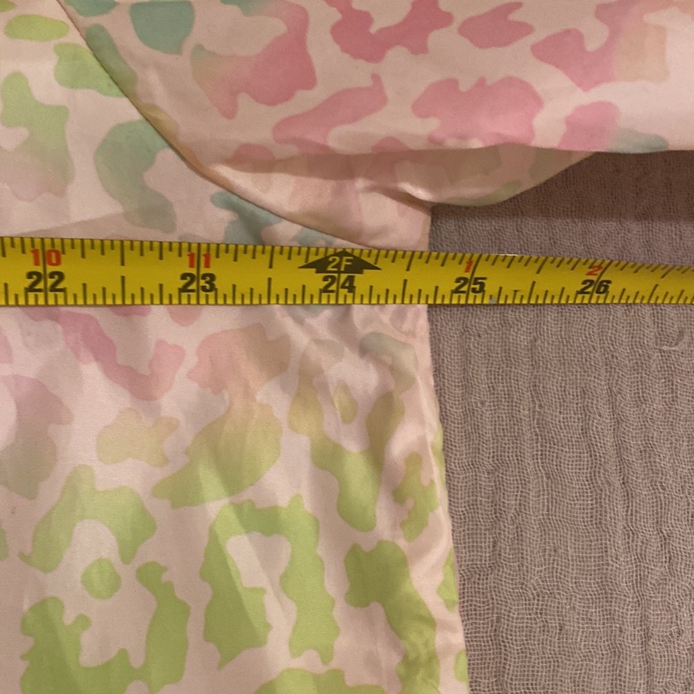 ASOS Pink and Green Animal Print Utility Jacket. Size 4 - Picture 7 of 9